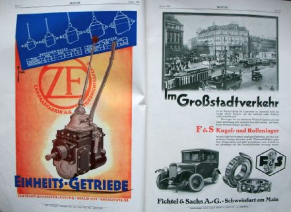 Braunbecks "Motor" Magazine January 1928 (9017)